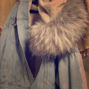 Soft Denim and Fur